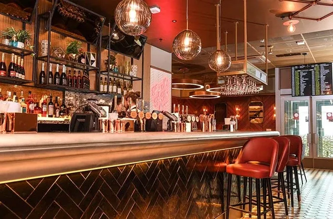 hawker bar interier departure lounge