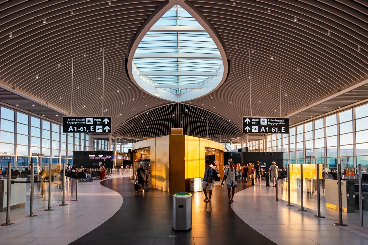 Fiumicino Airport Terminal - Rome, Italy