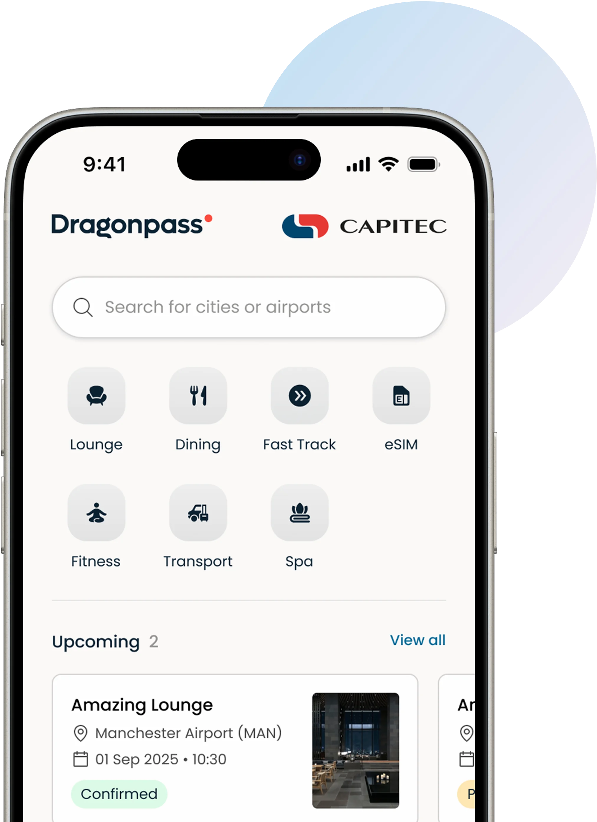 Capitec Dragonpass app